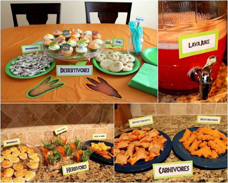 Dinosaur Birthday Party Menu Ideas
 Image result for Dinosaur Themed Food