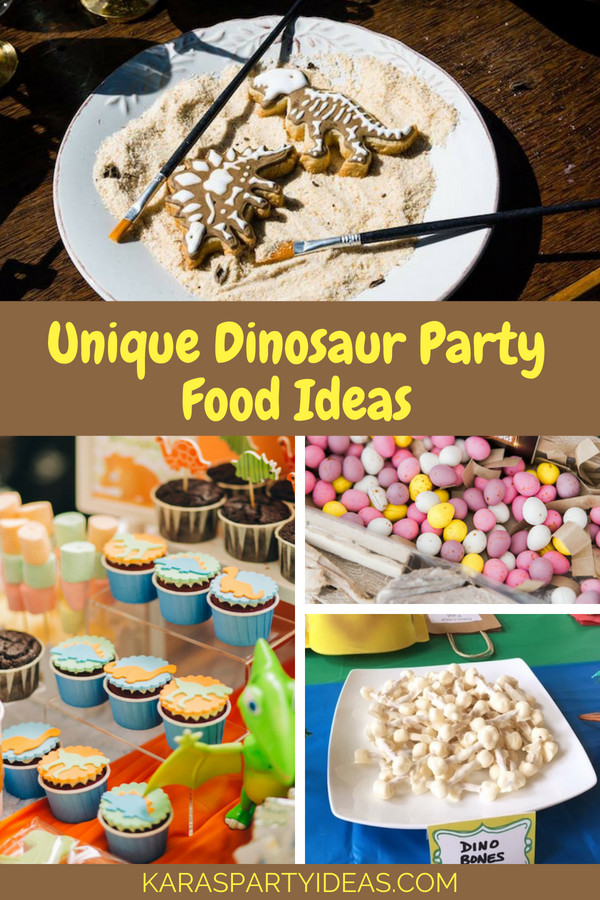 Dinosaur Birthday Party Menu Ideas
 Kara s Party Ideas Unique Dinosaur Party Food Ideas