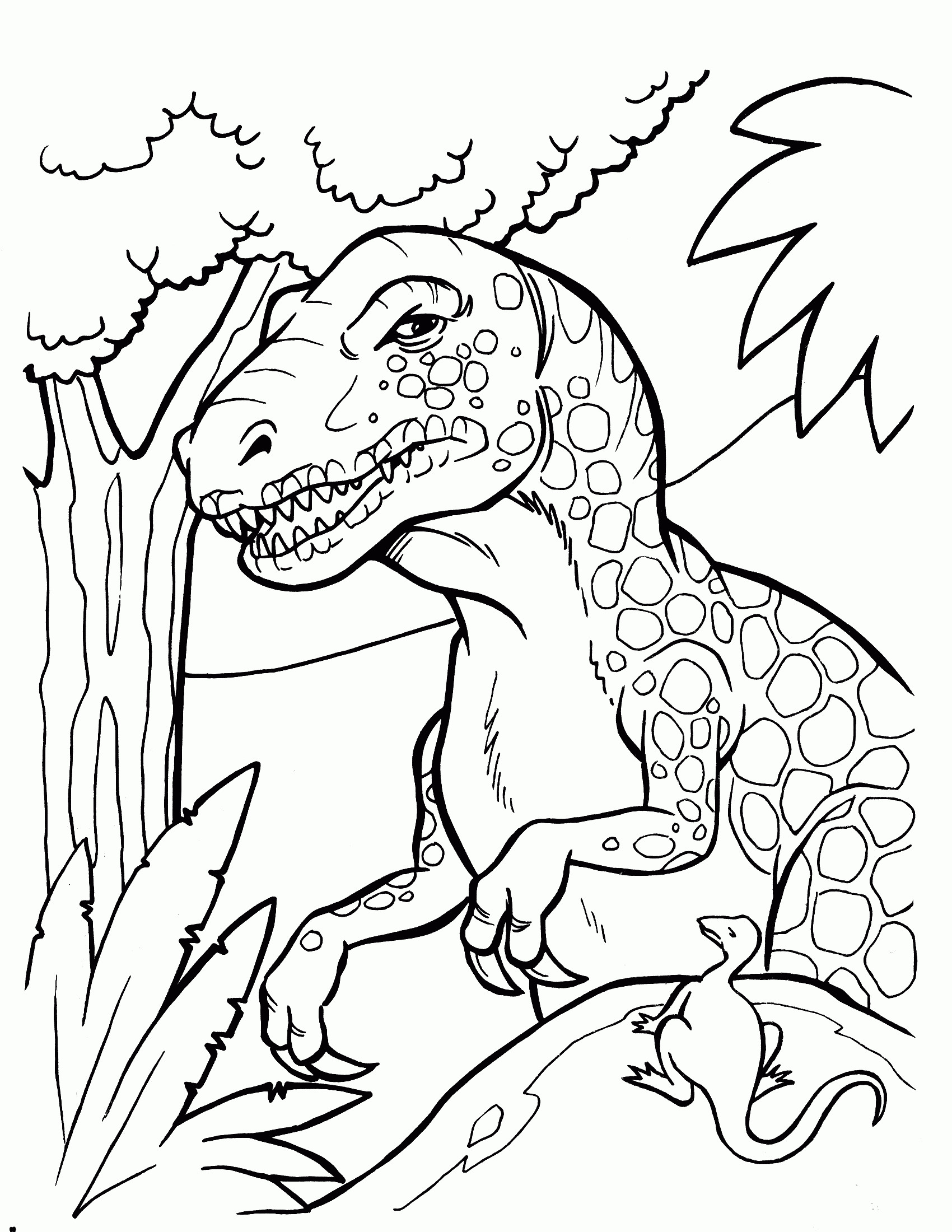 Dinosaur Coloring Pages For Kids
 Free Dinosaur Printable Coloring Pages Coloring Home