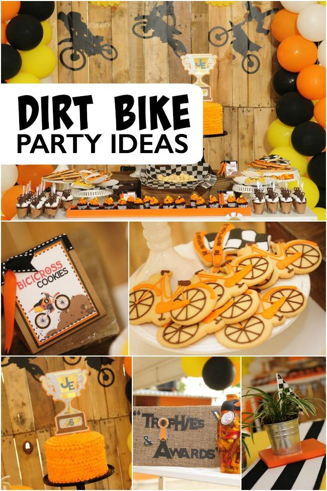 Dirt Bike Birthday Party Ideas
 Got Dirt A Boy s Dirt Bike Birthday Party Spaceships
