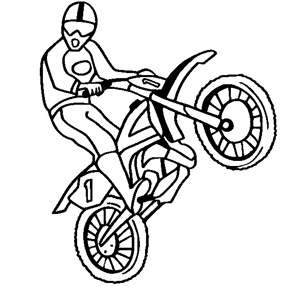 Dirt Bike Coloring Pages Printable
 Dirt Bike Colotring Pages