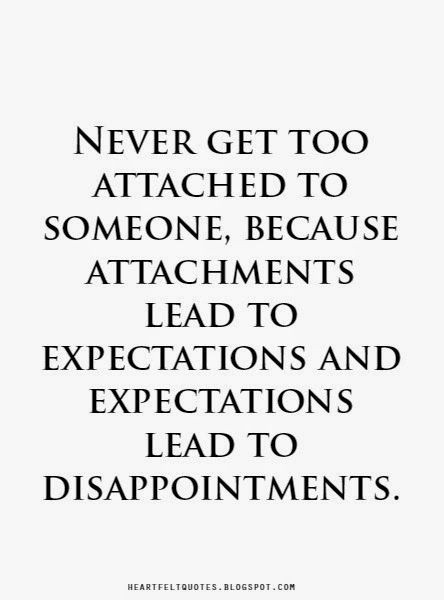 Disappointment Quotes In Relationships
 Heartfelt Quotes Expectations lead to disappointments