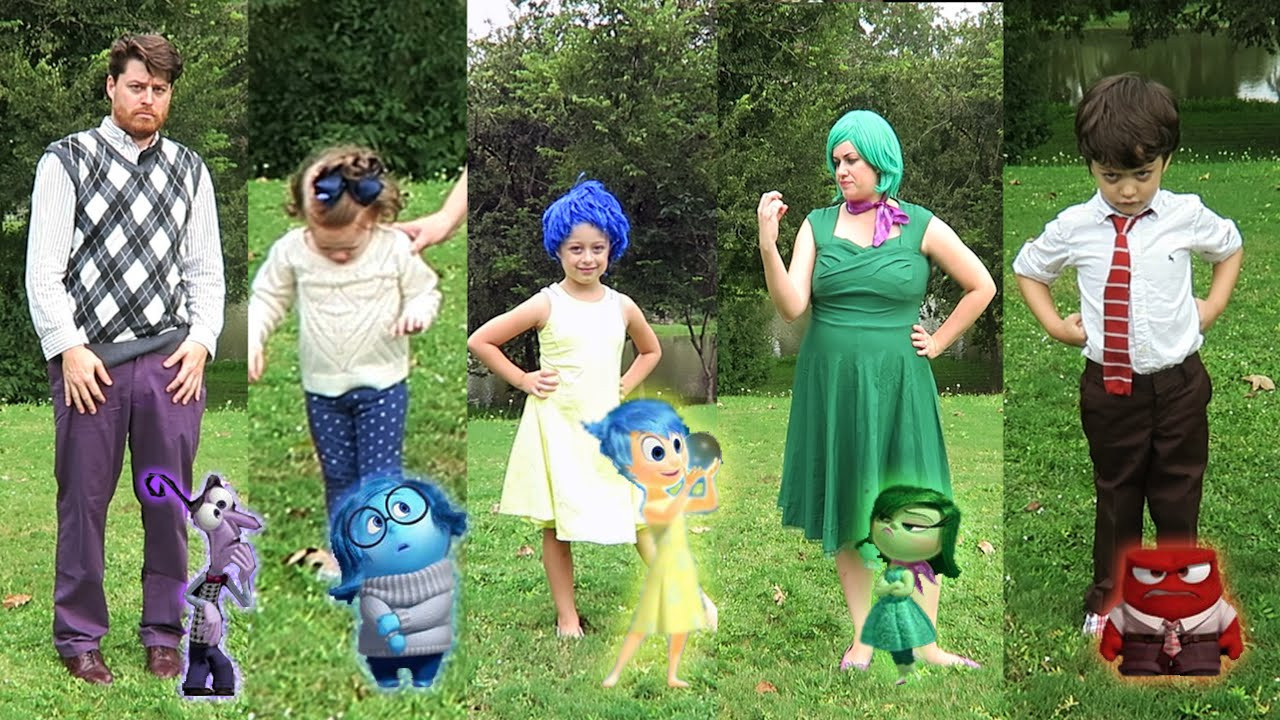 Disney Halloween Party Costume Ideas
 DIY Inside Out Family Halloween Costumes and