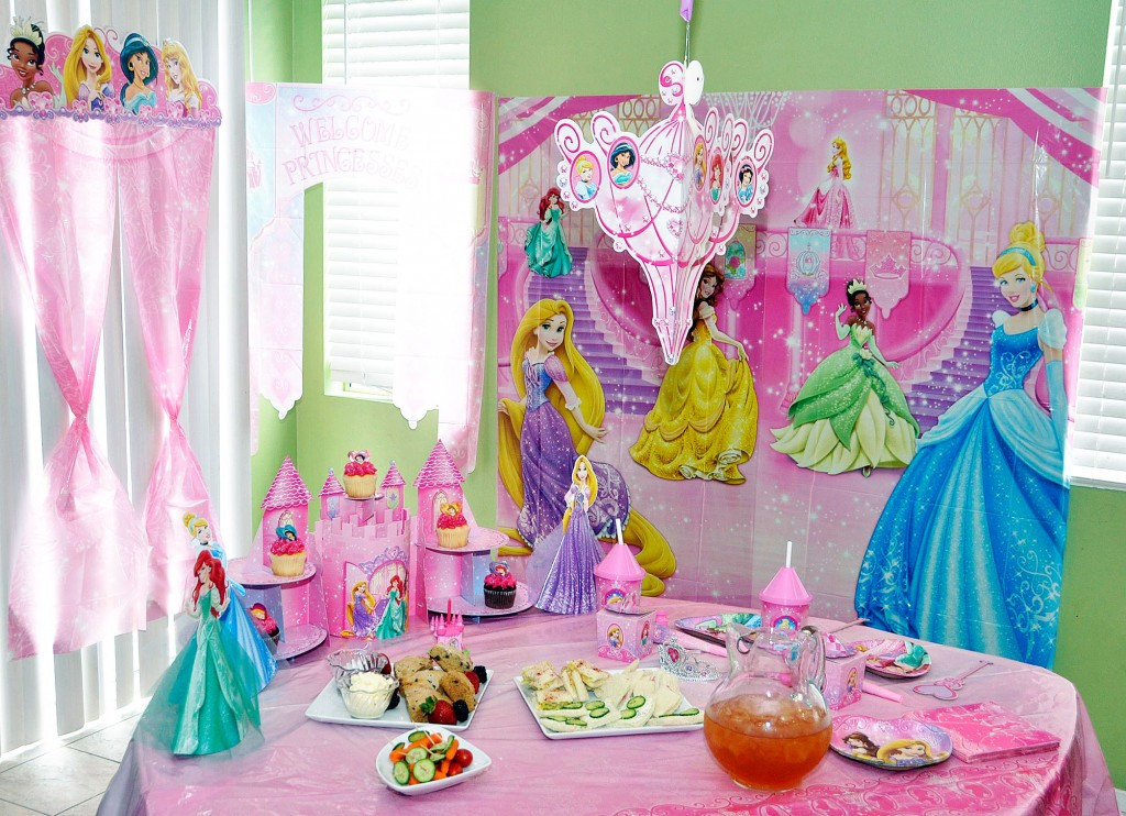 Disney Princess Birthday Decorations
 How To Plan a Disney Princess Royal Tea Party