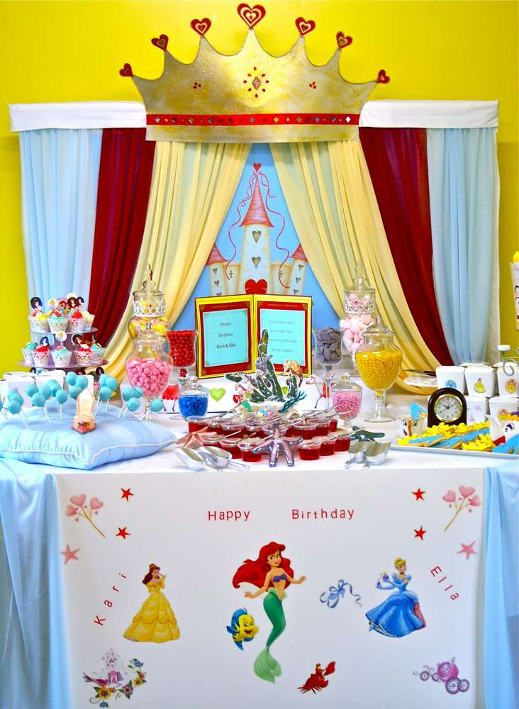 Disney Princess Birthday Decorations
 Disney Princess Birthday Party Ideas