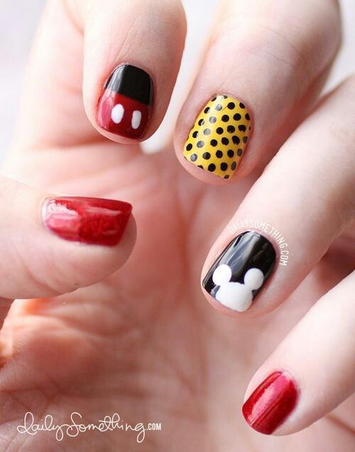 Disney Themed Nail Designs
 Mickey theme Do You Like My Nails