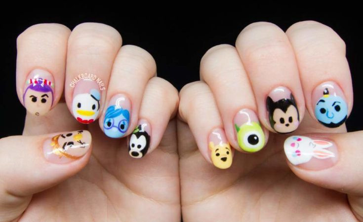 Disney Themed Nail Designs
 Nail Trends Unique Nail Art Designs for the Funky Artist