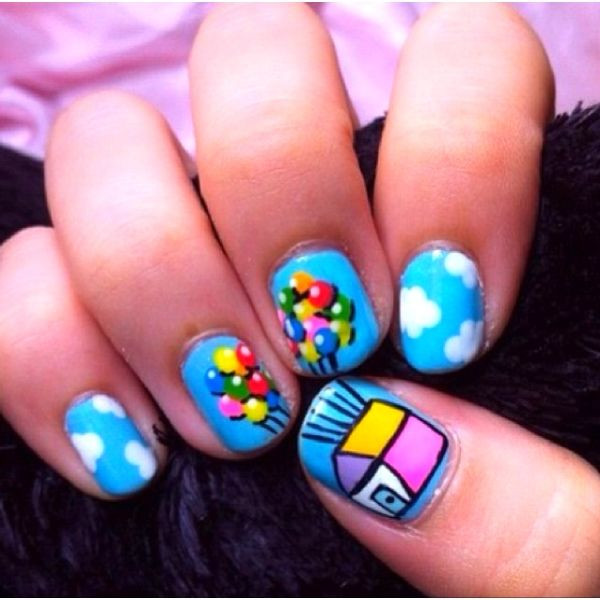 Disney Themed Nail Designs
 Lovely Cartoon Themed Nails for the Week Pretty Designs
