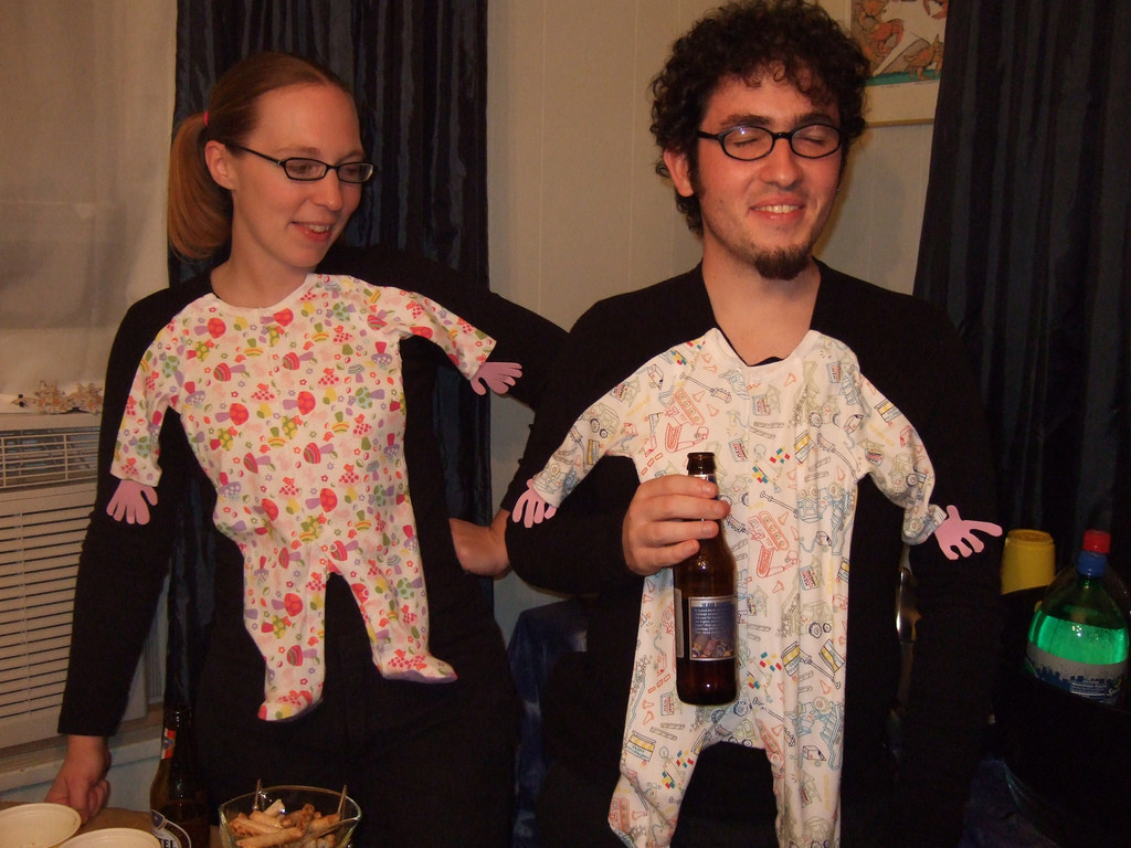 DIY Adult Costume
 DIY adult baby costumes for couples