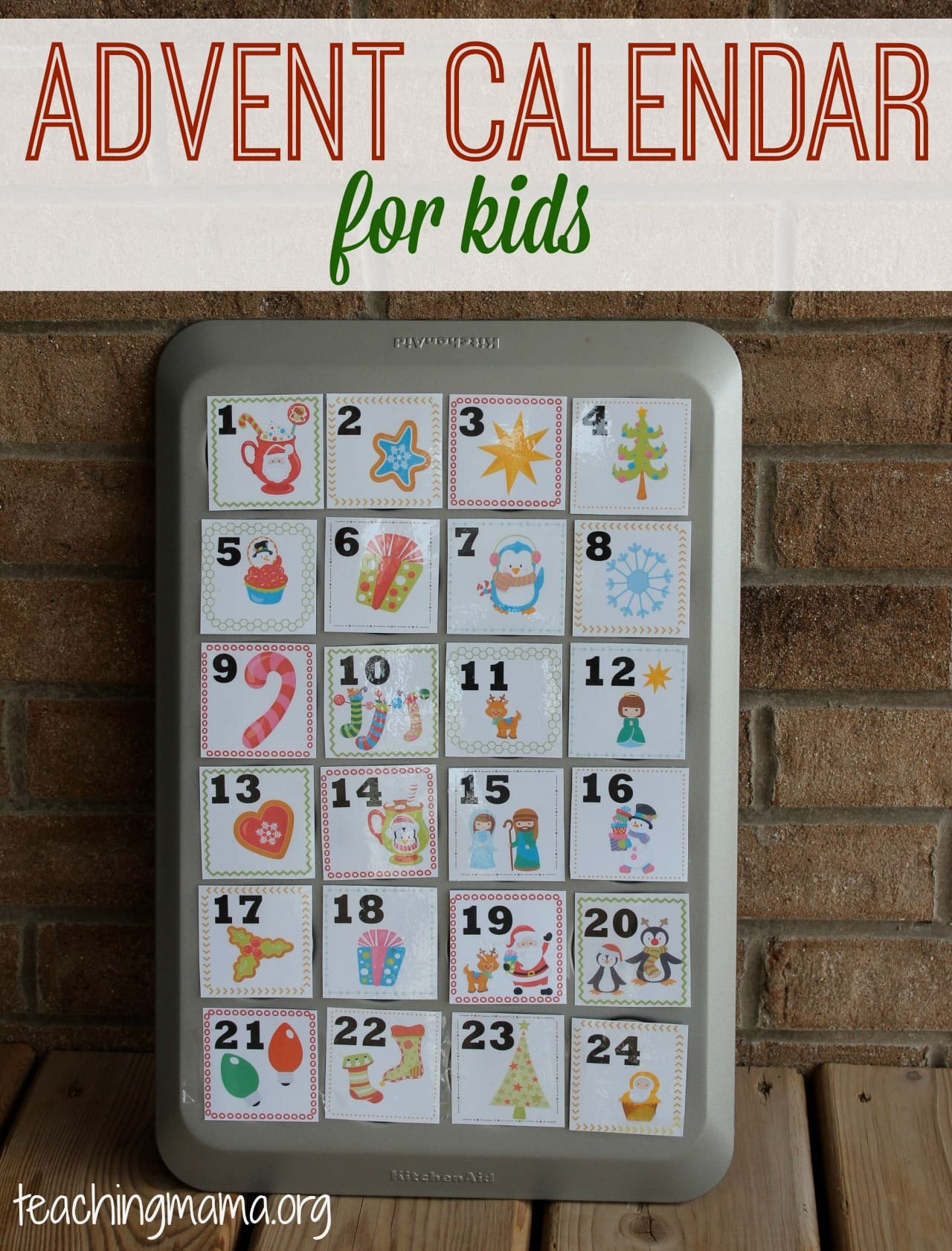 DIY Advent Calendar For Kids
 Top 10 DIY Printable Advent Calendar Ideas for Christmas