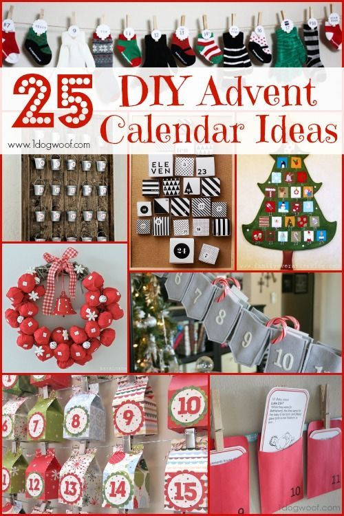 DIY Advent Calendars For Kids
 25 DIY Christmas Advent Calendar Ideas