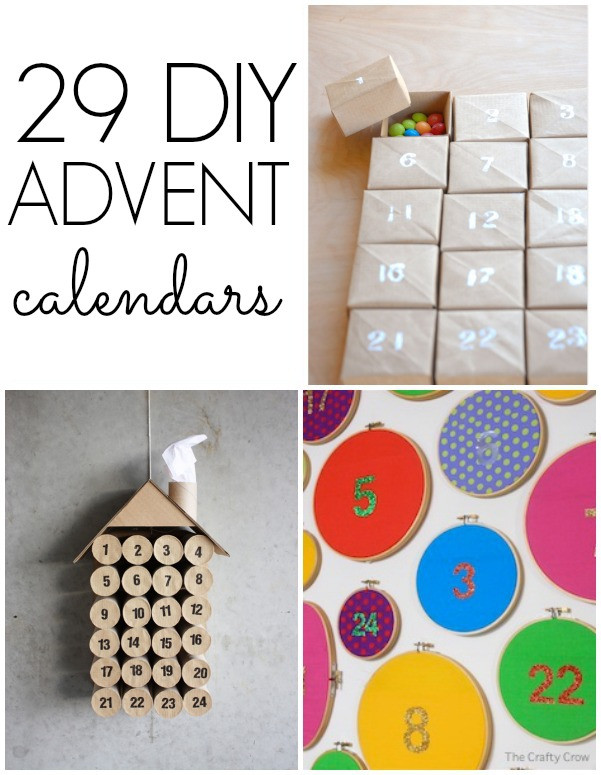 DIY Advent Calendars For Kids
 29 DIY Advent Calendars C R A F T