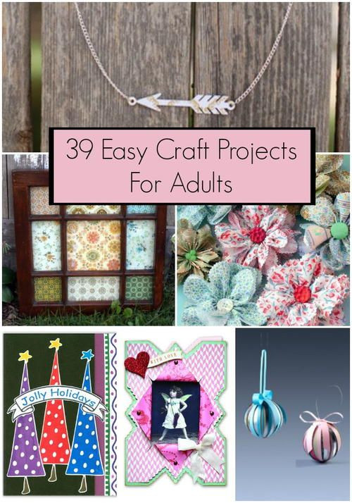 DIY Art Projects For Adults
 44 Easy Craft Projects For Adults