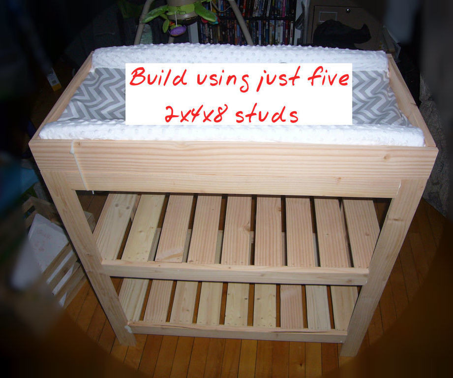Diy Baby Changing Table
 Baby Changing Table From Five 2x4x8 Studs 10