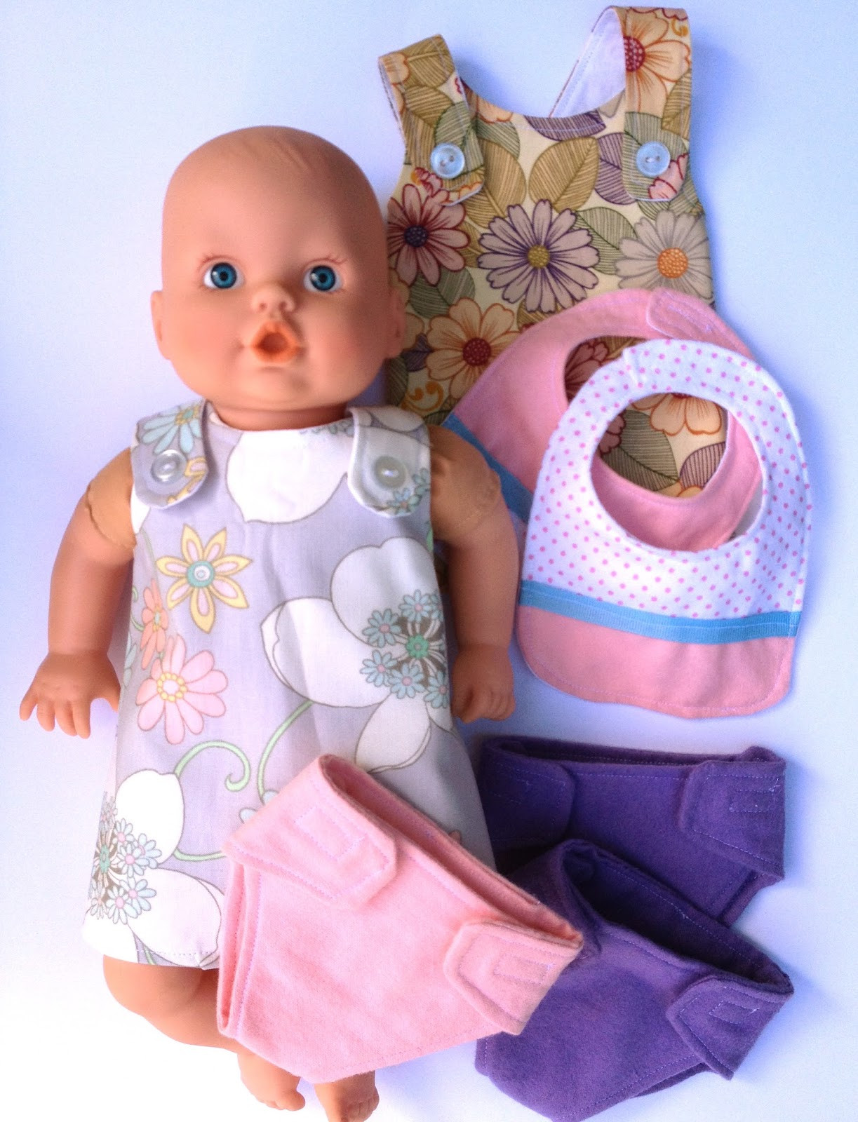 Diy Baby Doll Dress
 Handmade by Meg K Semi Homemade Birthday Doll Set