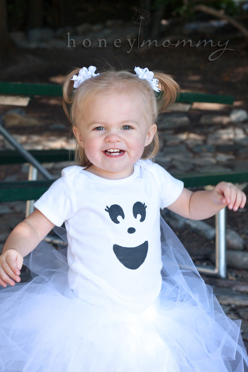 Diy Baby Girl Costumes
 Honey Mommy DIY Easy Ghost Costumes
