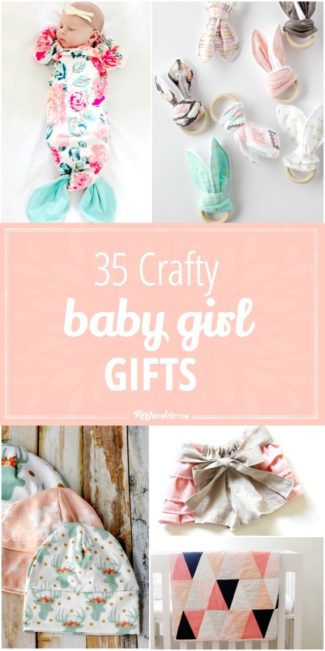 Diy Baby Girl Gift
 35 Crafty Baby Girl Gifts to Make