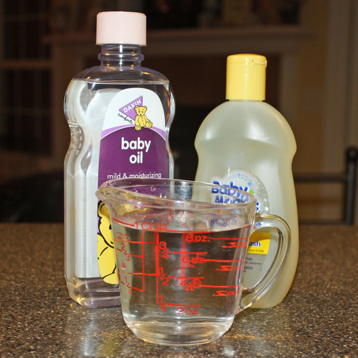 DIY Baby Oil
 Tried it out Thursday DIY eye makeup remover