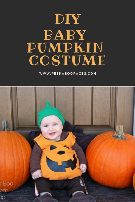 DIY Baby Pumpkin Costume
 DIY Pumpkin Costume Peek a Boo Pages Patterns Fabric