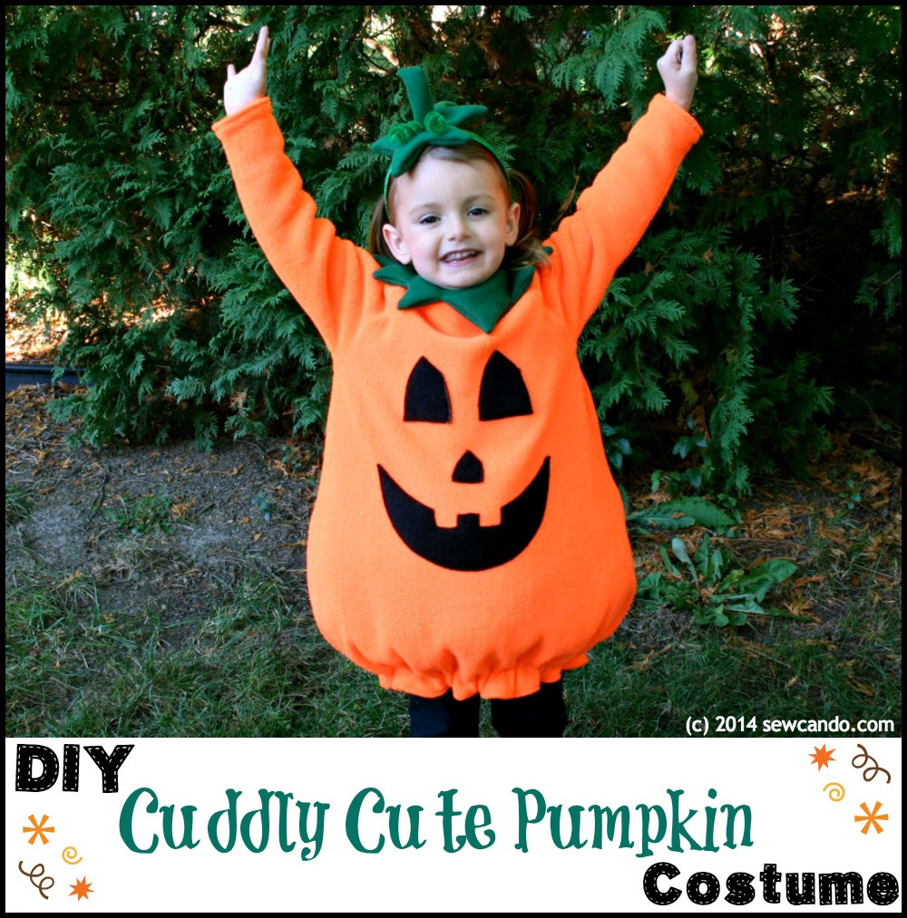 DIY Baby Pumpkin Costume
 Sew Can Do Make A Cuddly Cute Pumpkin Costume Without A