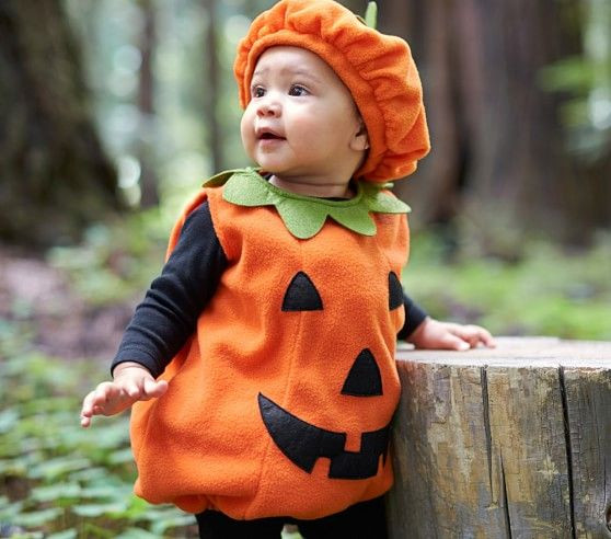 DIY Baby Pumpkin Costume
 Toddler Pumpkin Costume