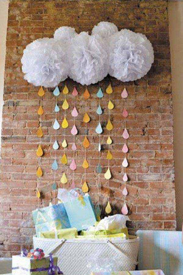 Diy Baby Shower Decor
 22 Cute & Low Cost DIY Decorating Ideas for Baby Shower