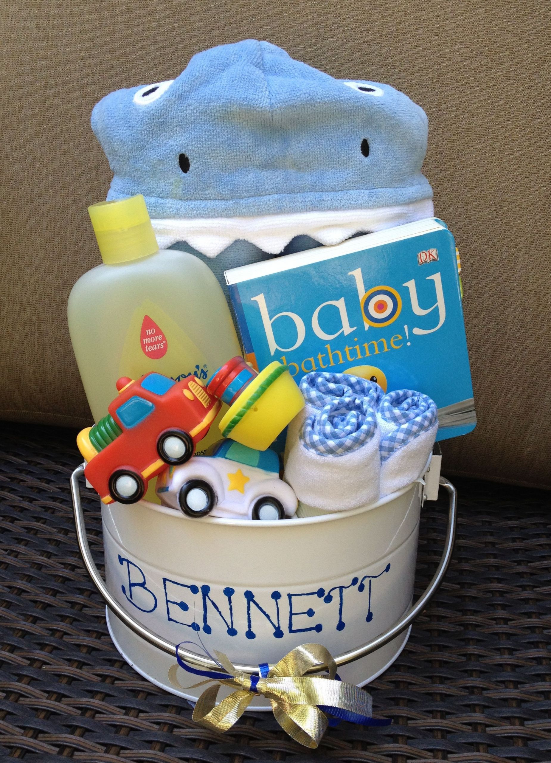 Diy Baby Shower Gifts For Boy
 Baby Bath Bucket Perfect for baby shower ts for boy or