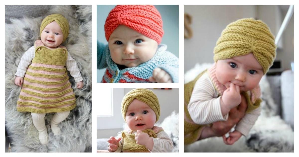 DIY Baby Turban Hat
 DIY Knit Baby Turban Hat