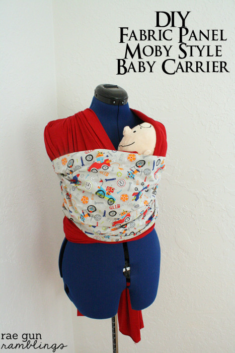 DIY Baby Wrap Material
 DIY Fabric Panel Moby Baby Carrier and Rae Gun Giveaway