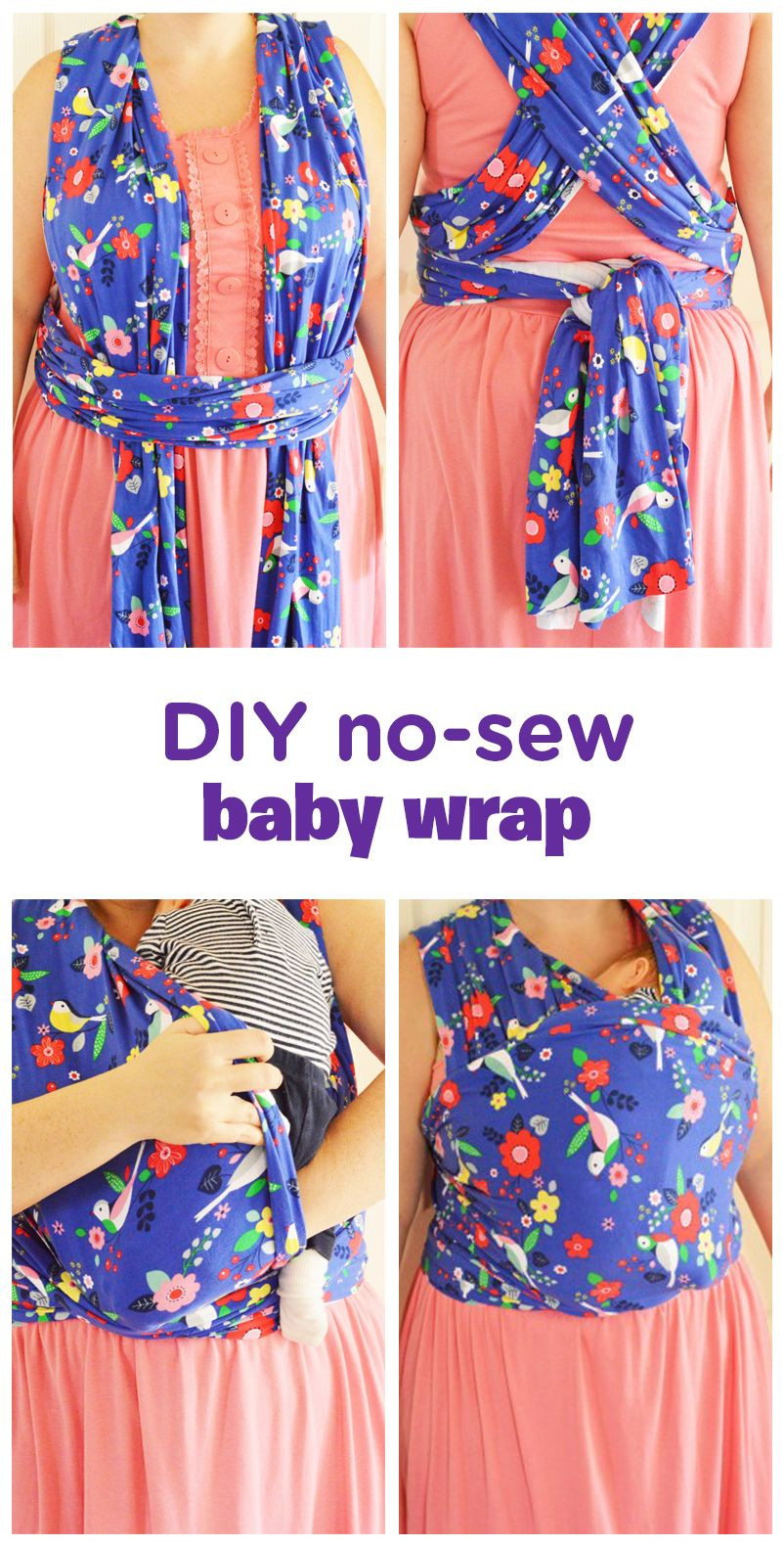 DIY Baby Wrap Material
 How to Make Your Own No Sew Moby Wrap