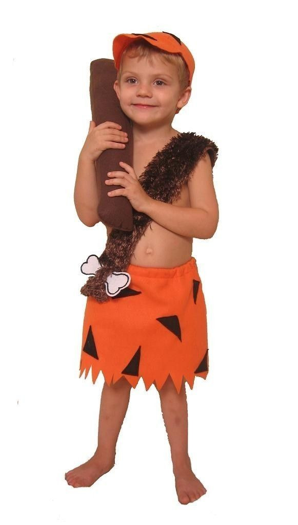 DIY Bamm Bamm Costume
 Flintstones Bamm Bamm Kids Halloween Costume by