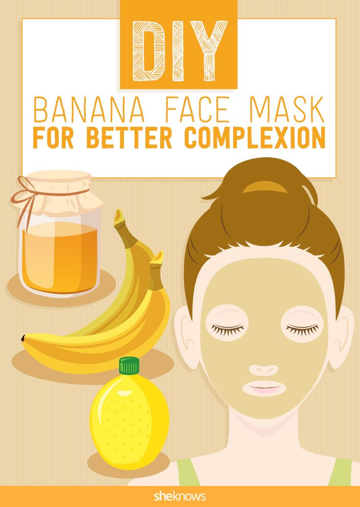 DIY Banana Face Mask
 Nourish tired skin with this homemade banana face mask