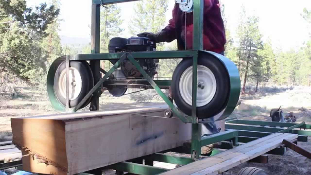 DIY Bandsaw Mill Plans
 Homemade Portable Sawmill Build pt 5 Country Living