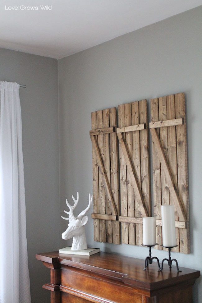 DIY Barn Wood
 7 Inspiring Ways to Use Vintage Shutters on Your Walls
