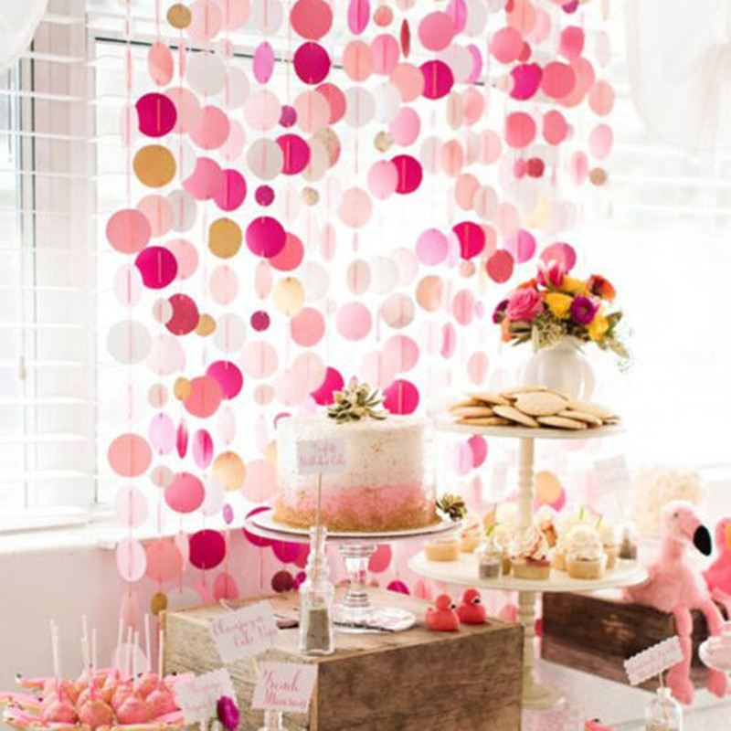 DIY Bday Party Decorations
 Glitter Paper Birthday Party Hanging Bunting Banner Flag