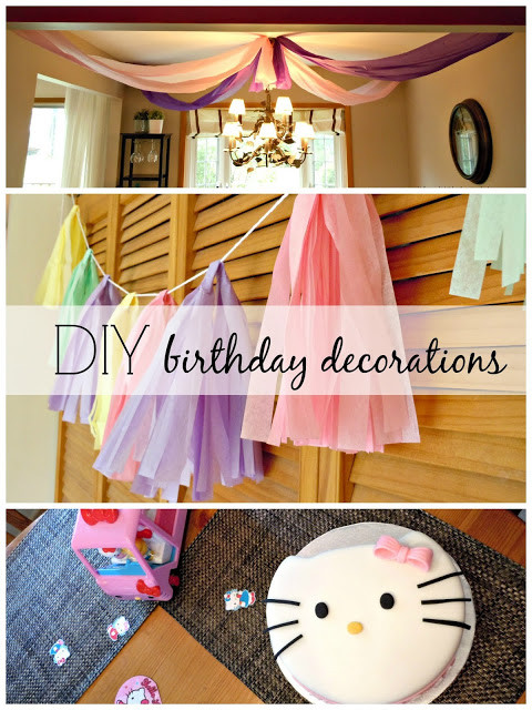 DIY Bday Party Decorations
 DIY Birthday Decorations s and for