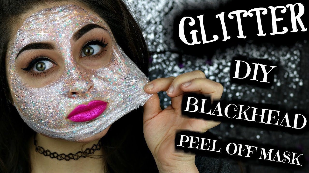 DIY Blackhead Removal Peel Off Mask
 DIY GLITTER BLACKHEAD MASK Diy Peel f Mask