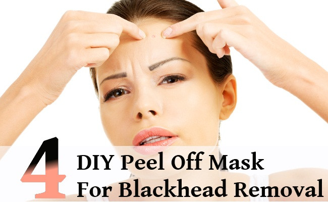 DIY Blackhead Removal Peel Off Mask
 4 DIY Peel f Mask For Blackhead Removal