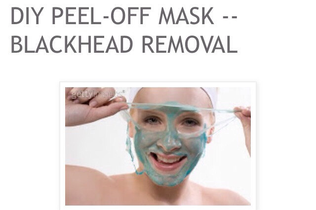 DIY Blackhead Removal Peel Off Mask
 Musely