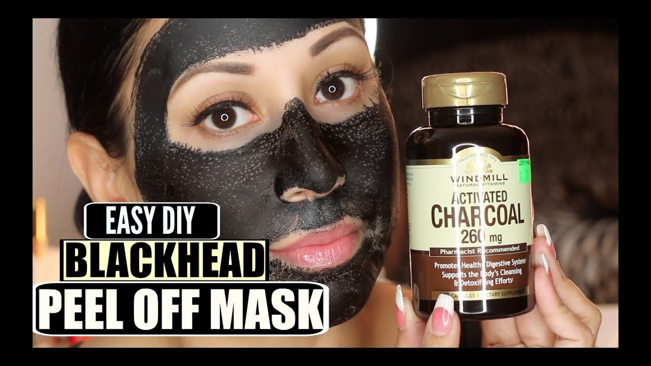 DIY Blackhead Remover Mask
 Easy DIY Blackhead Remover Peel f Mask Peeling off