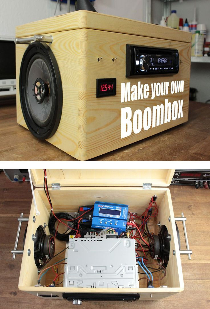 DIY Boombox Plans
 Make Your Own Boombox Awesome Man Cave Ideas