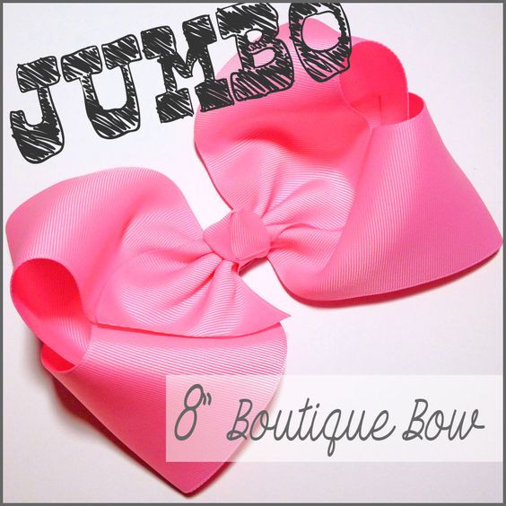 DIY Boutique Hair Bow
 This is one JUMBO boutique hair bow perfect for all of