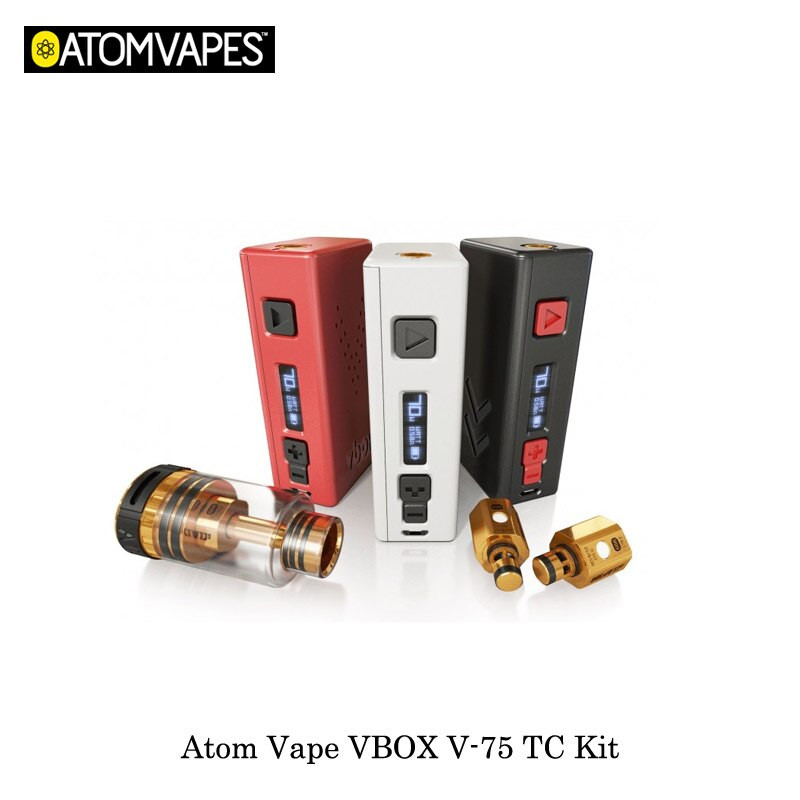 DIY Box Mod Kits
 cigarette electronique Atom Vapes VBOX V 75W DIY Box Mod
