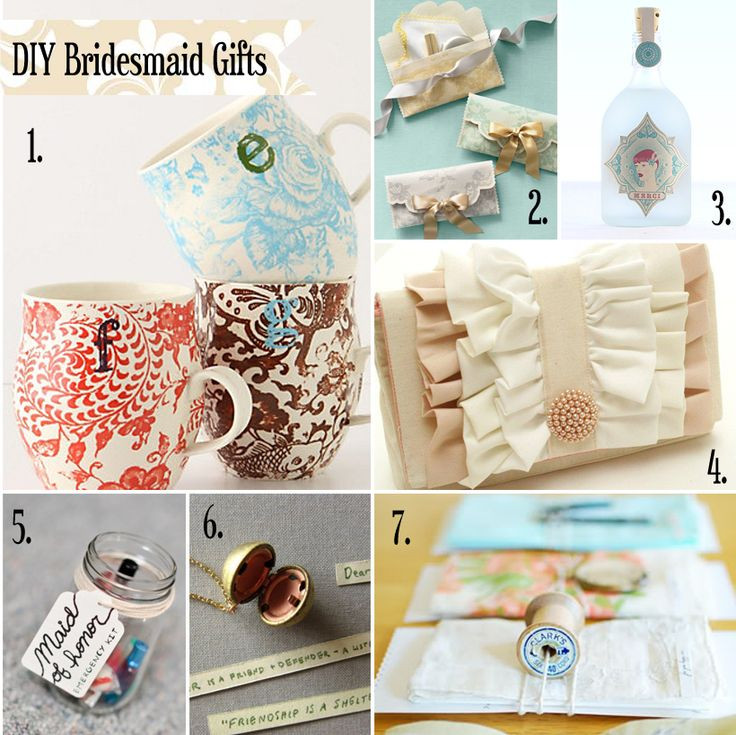 DIY Bridesmaid Gifts Ideas
 23 best images about Bridesmaid and Groomsmen Gifts on
