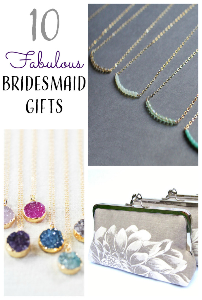 DIY Bridesmaid Gifts Ideas
 10 Bridesmaid Gifts from Etsy