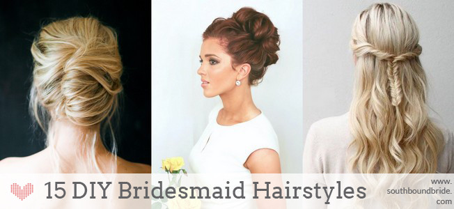 Diy Bridesmaid Hairstyles
 15 DIY Bridesmaid Wedding Hair Tutorials
