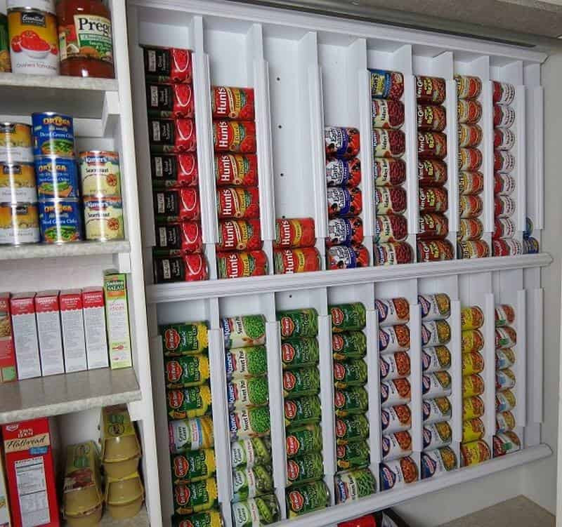 DIY Canned Food Organizer
 DIY Canned Food Dispenser For The Pantry