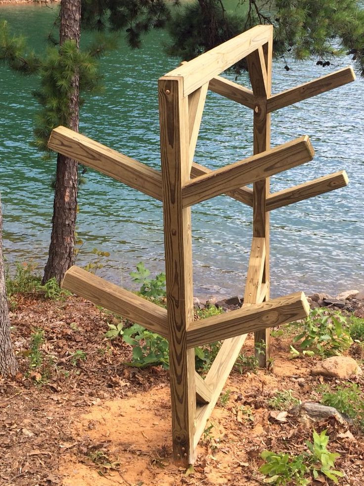 DIY Canoe Rack
 29 best Stairs into Water images on Pinterest