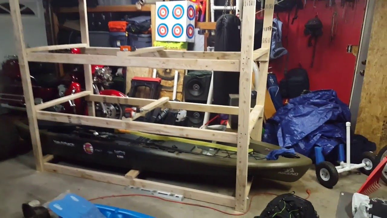 DIY Canoe Rack
 DIY Kayak Storage