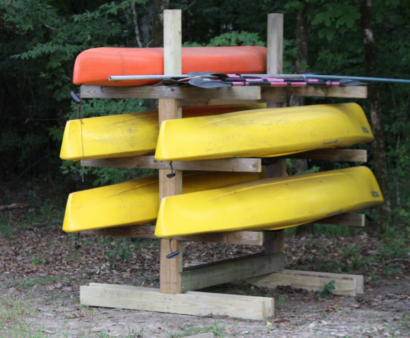 DIY Canoe Rack
 Tangents from TazMania New and Improved SMT Post